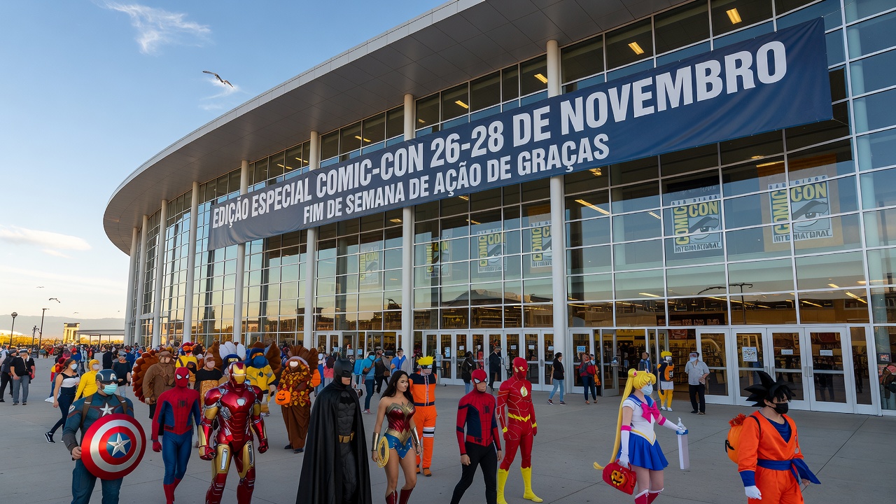 Comic-Con Anuncia Retorno Presencial com Edição Especial em Novembro